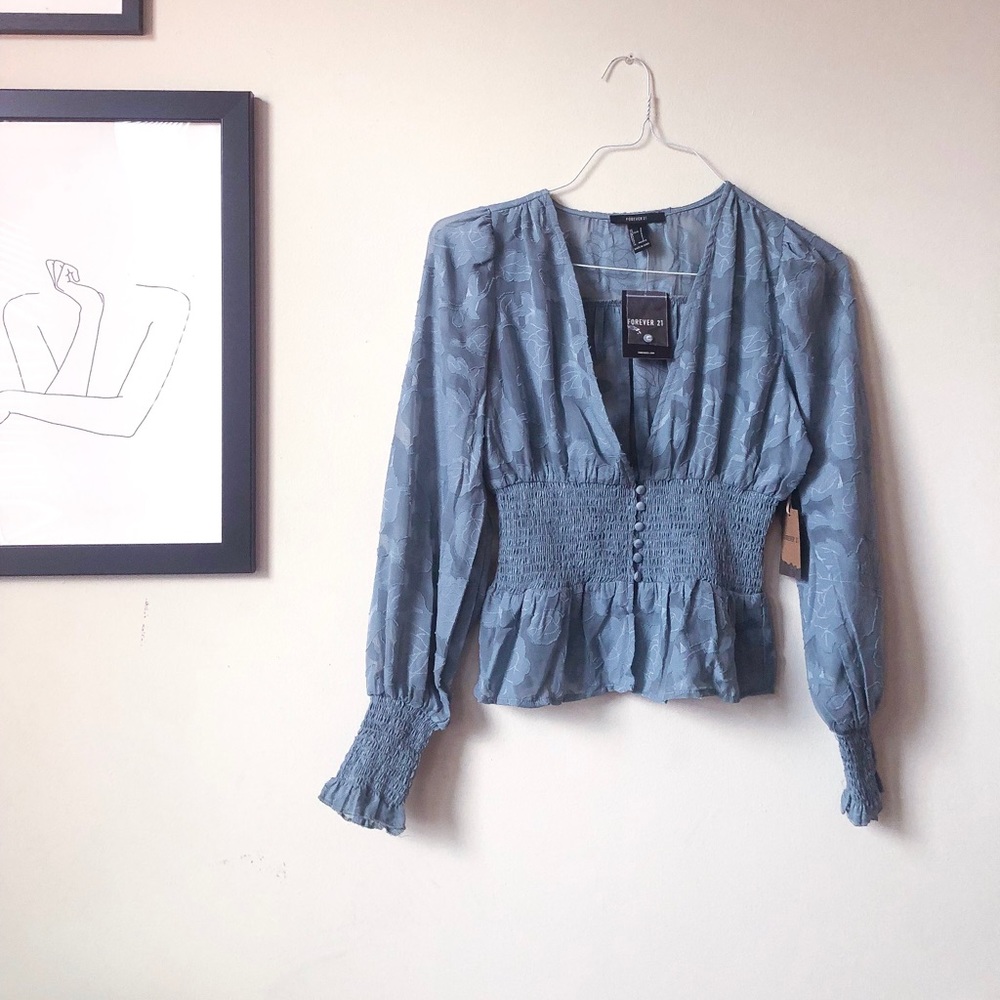 Long sleeve blouse